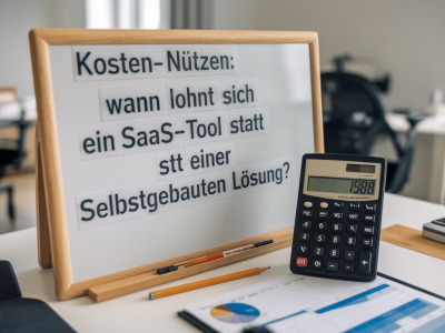 Kosten‑nutzen: wann lohnt sich ein saas‑tool statt einer selbstgebauten lösung? ein rechenbeispiel