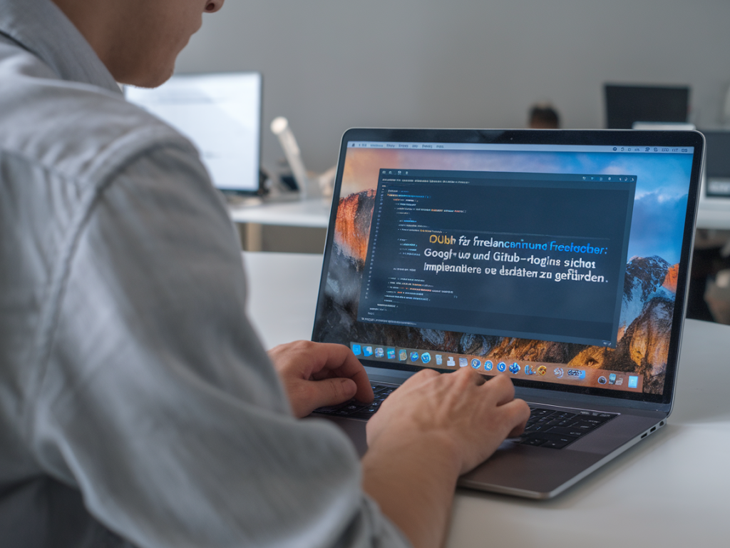 OAuth für freelancerinnen und freelancer: google‑ und github‑logins sicher implementieren ohne userdaten zu gefährden